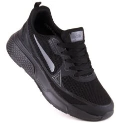 Chaussures De Sport Pour Jeunes Noires McKeylor 20623 Le Noir