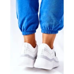 Chaussures De Sport Sur La Plate-forme Big Star II274314 Blanc Blanche