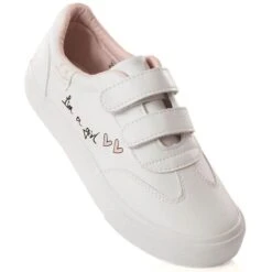 Chaussures De Sport Velcro Potocki Jr. WOL143 Blanche