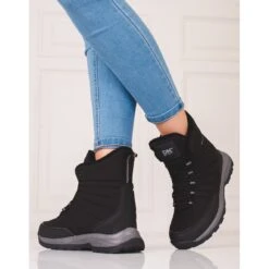 Chaussures De Trekking Hautes Femme DK Aquaproof Le Noir