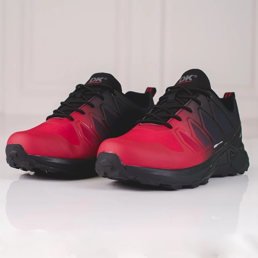 Chaussures De Trekking Homme DK Softshell Rouges Le Noir