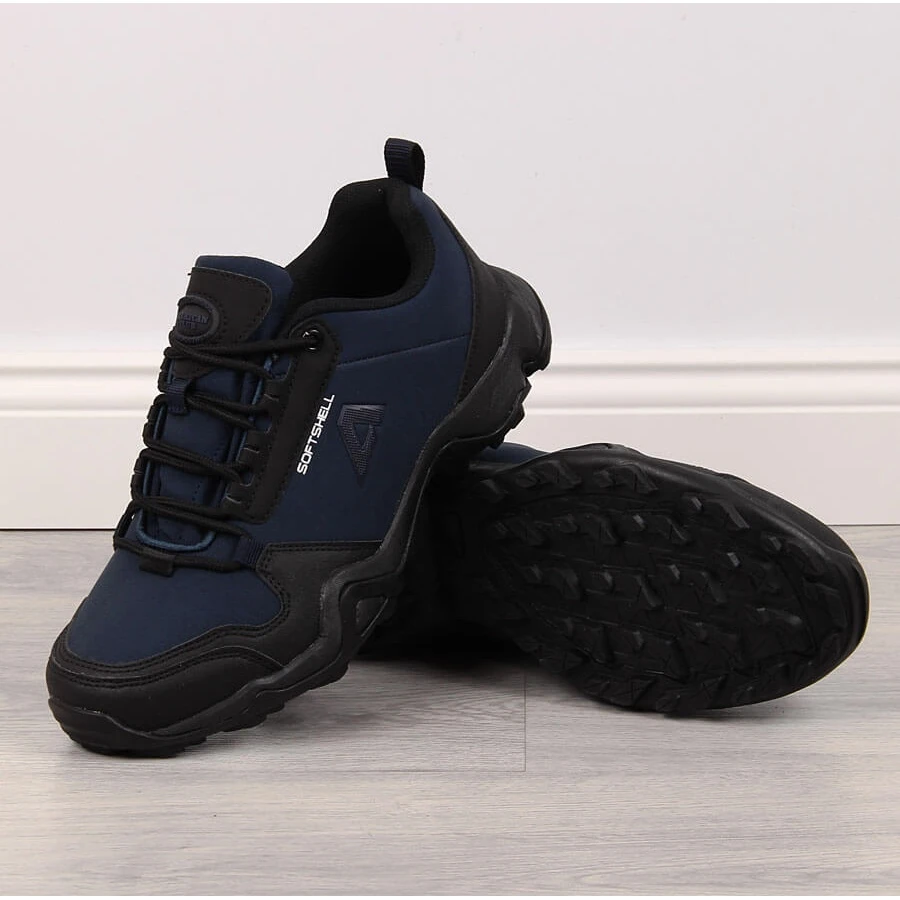 Chaussures De Trekking Imperméables Bleu Marine American Club – Image 2
