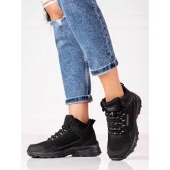 Chaussures De Trekking Montantes Femme DK Noir Le Noir