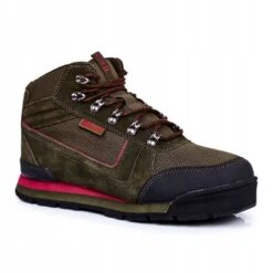Chaussures De Trekking Pour Hommes Big Star Outdoor Kaki GG174200