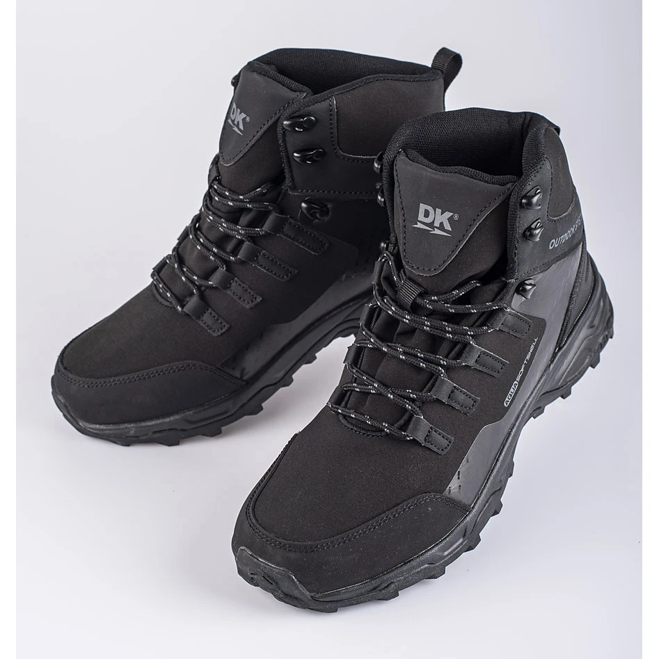 Chaussures De Trekking Pour Hommes High DK Outdoor Le Noir – Image 2