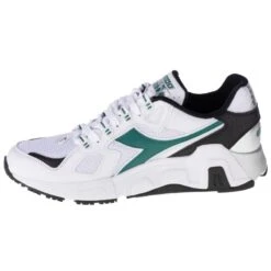 Chaussures Diadora Mythos M 501-176566-01-C8919 Blanche Le Noir Vert