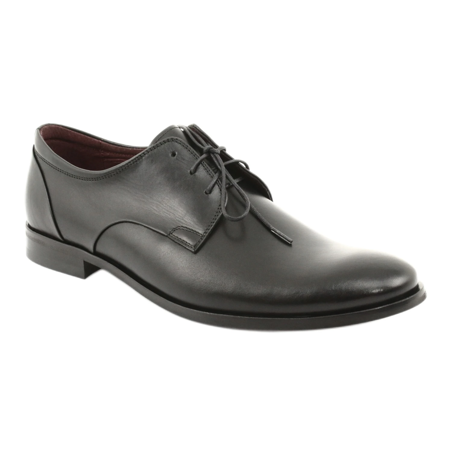 Chaussures En Cuir, Chaussures En Cuir Pilpol 1609 Le Noir