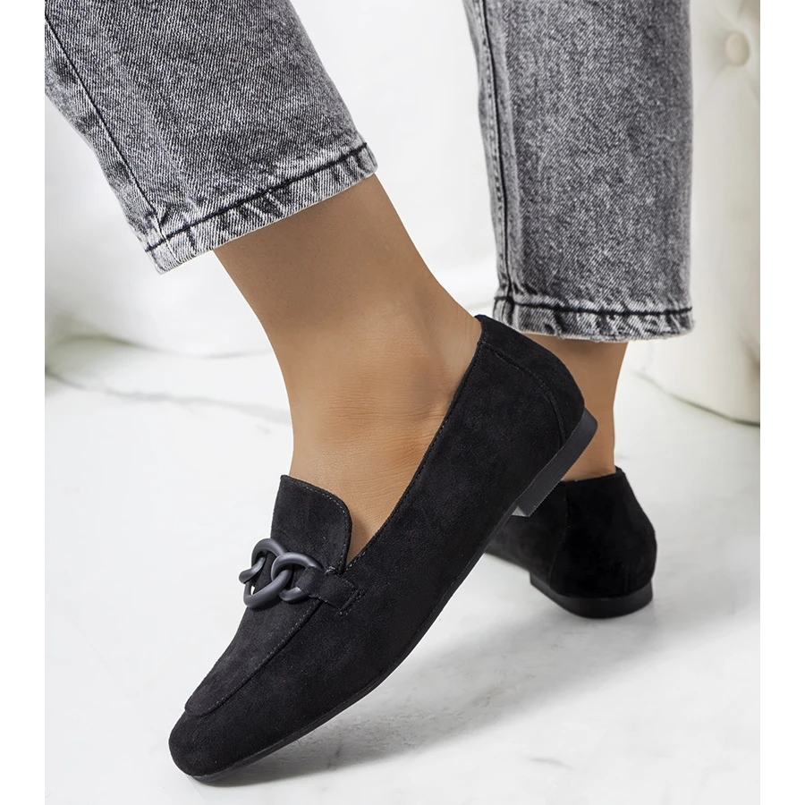 Chaussures En Cuir Noir De Dante Le Noir â Image 2