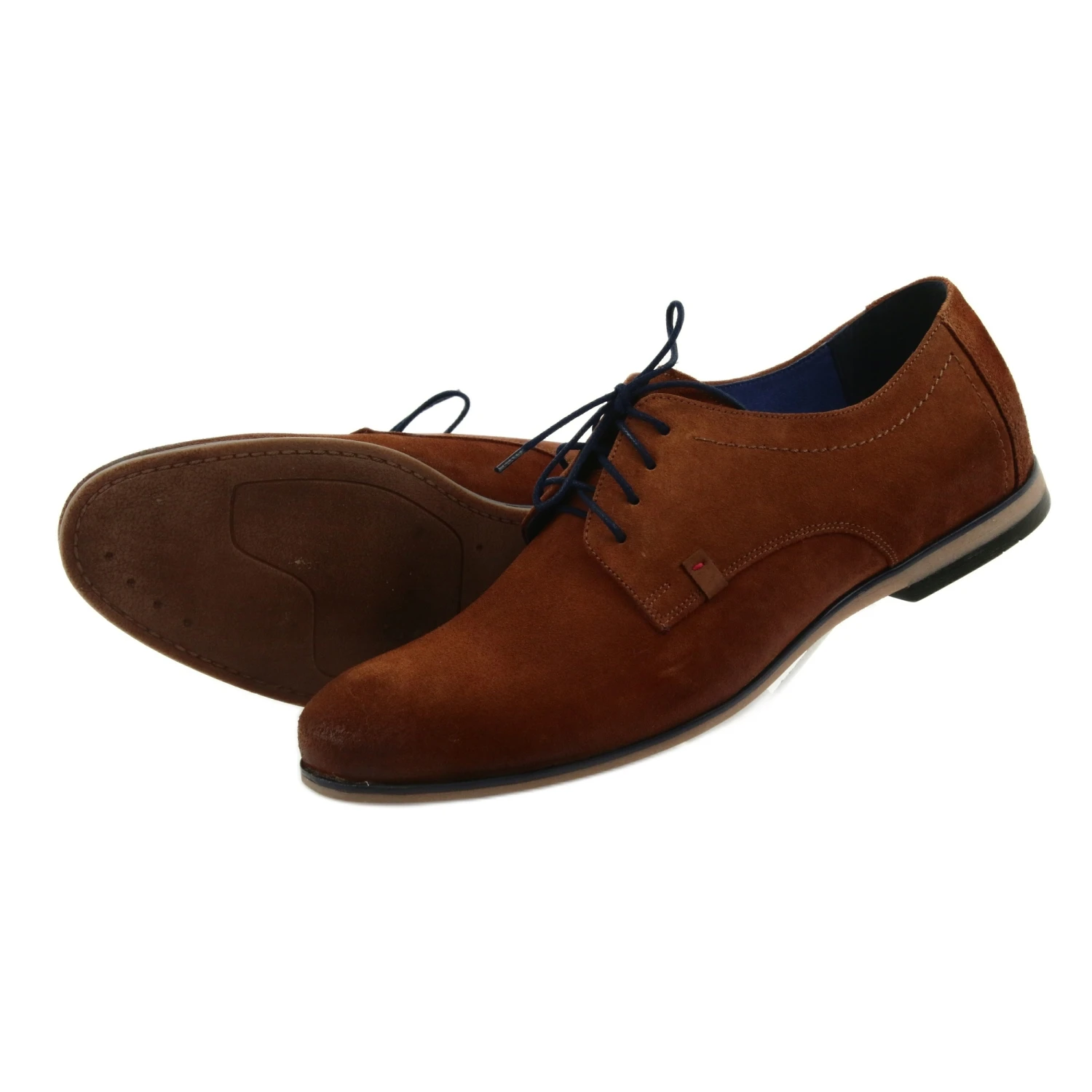 Chaussures En Daim Homme Nikopol 1709 Daim Camel Beige – Image 5