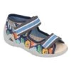 Chaussures Enfant Befado Jaune 350P013 Bleu Marin Bleu Orange Gris