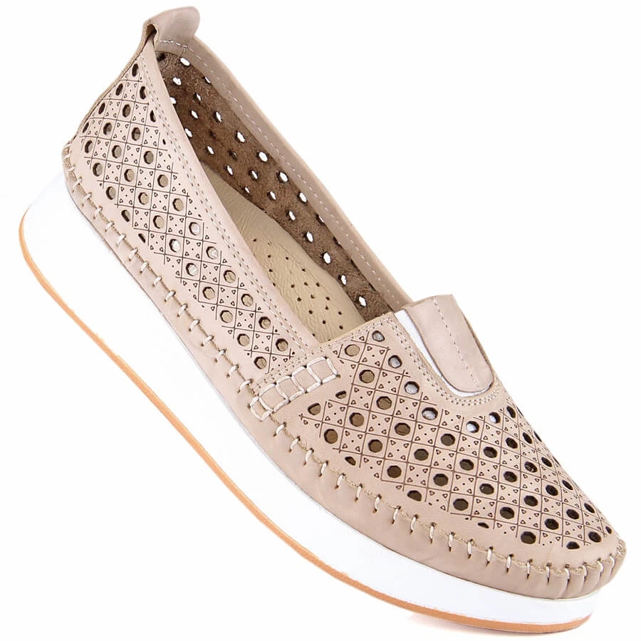 Chaussures Femme Ajourées à élastique Beige T.Sokolski VU85LAS – Image 2