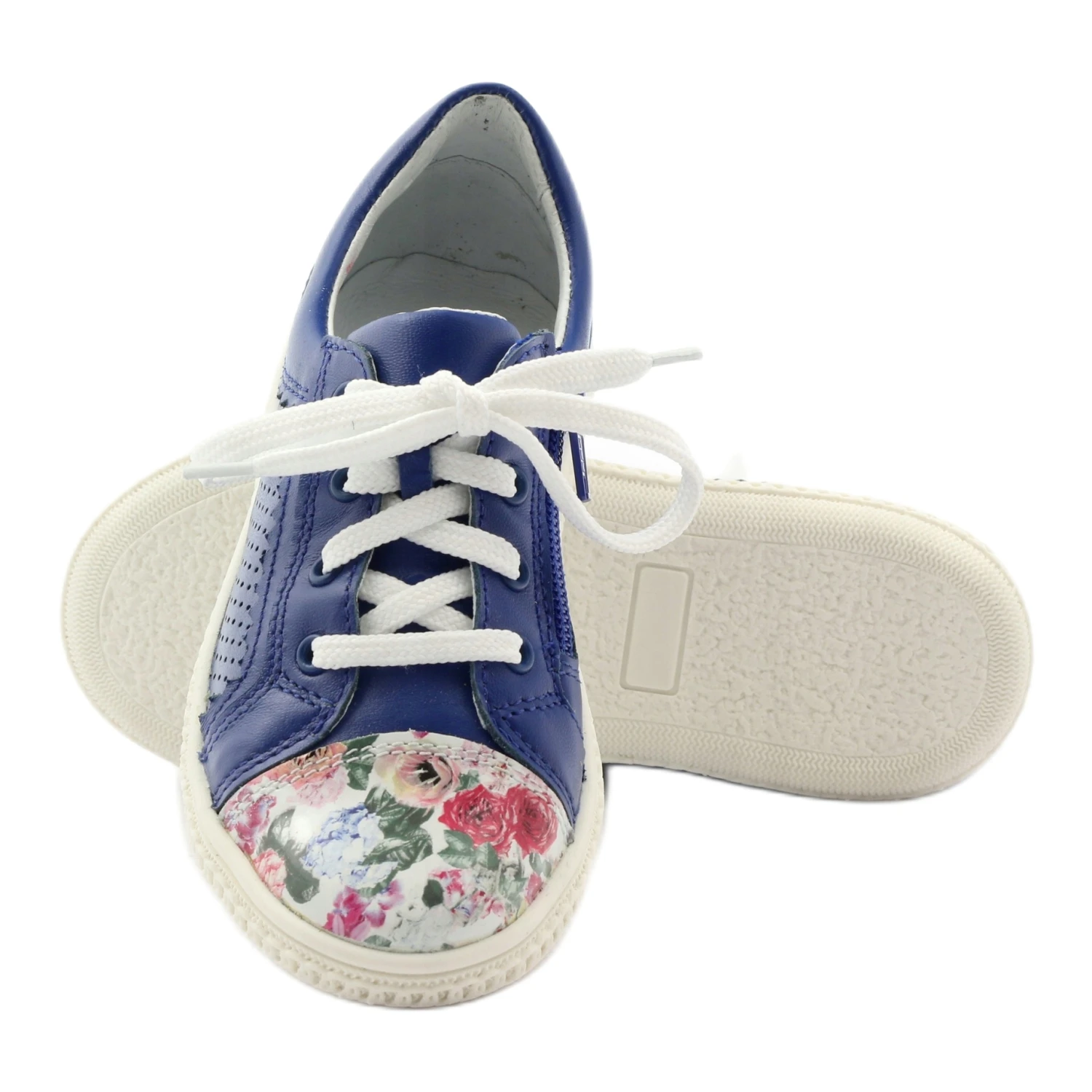 Chaussures Fille Fleurs Bartek 15524 Bleu Multicolore – Image 3