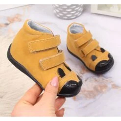 Chaussures Garçon Avec Velcro Camel Kornecki 6448 Brun