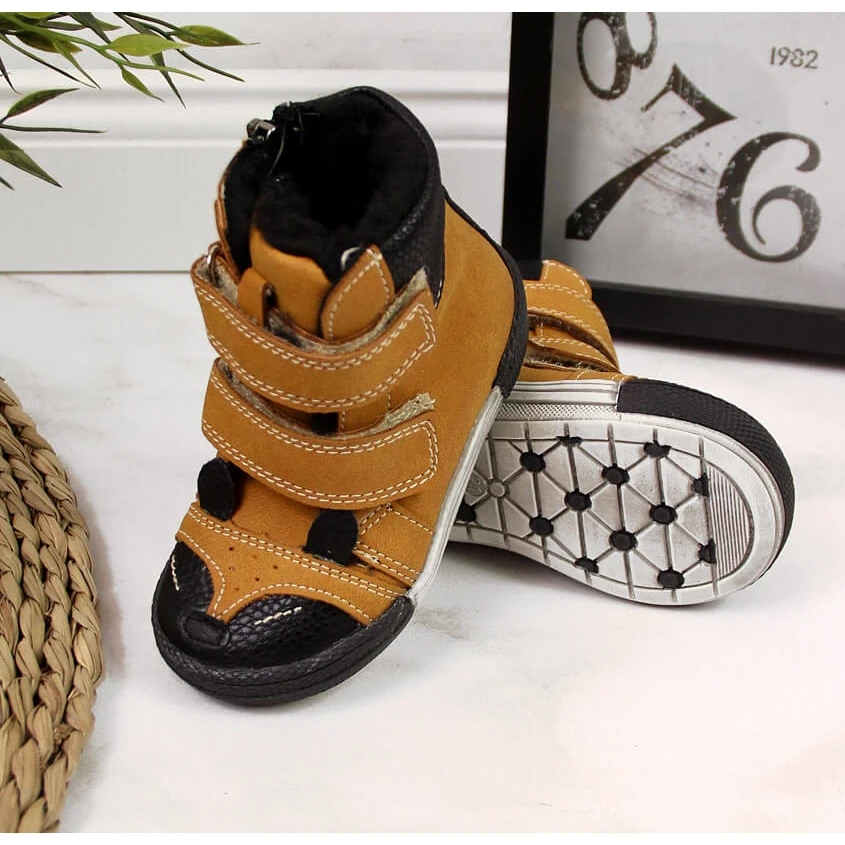 Chaussures Garçon Avec Velcro Camel Kornecki 6583 Brun – Image 3