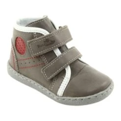 Chaussures Garçon Ren But 1423 Gris Rouge