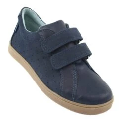 Chaussures Garçon Velcro Mazurek 1235 Bleu Marine