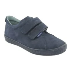 Chaussures Garçon, Velcro Mazurek 268 Bleu Marine