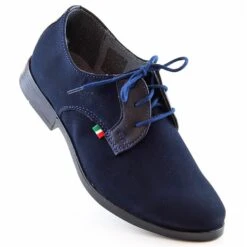 Chaussures Habillées Garçon Kornecki 6120 Bleu Marine