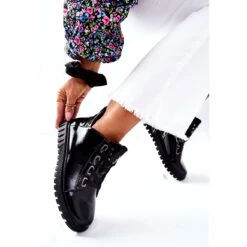 Chaussures Laquées Sergio Leone PB210 Noir Le Noir