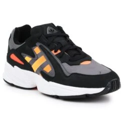 Chaussures Lifestyle Adidas Yung-96 Chasm M EE7227 Orange Gris