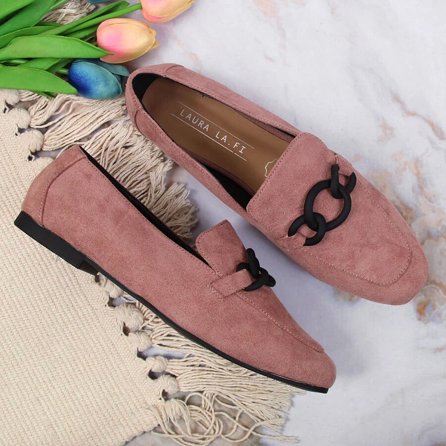Chaussures Lordsy Avec Une Chaîne Rose Sale Laura La.Fi – Image 3