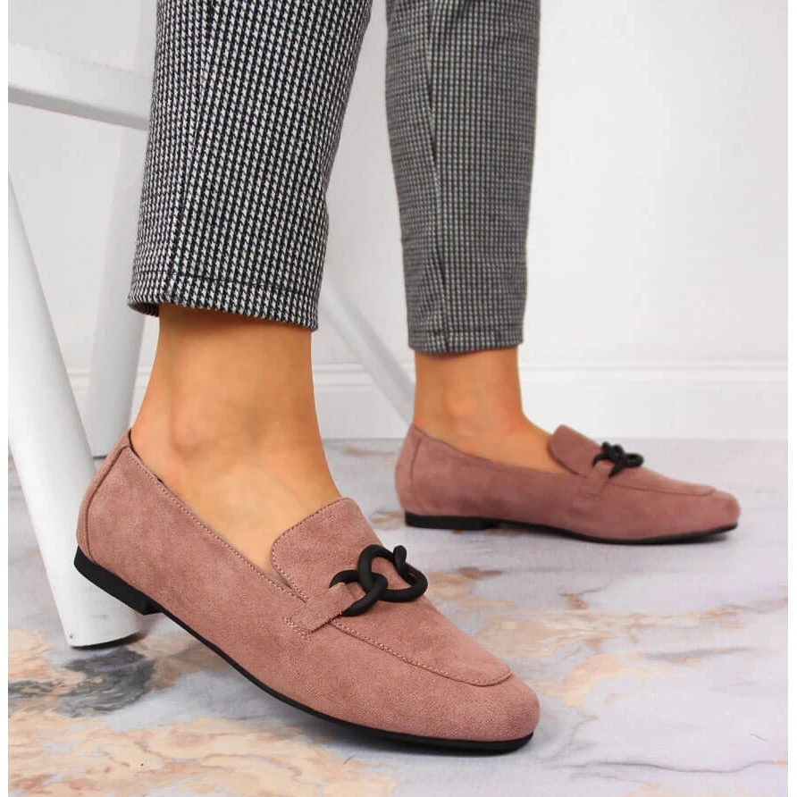 Chaussures Lordsy Avec Une Chaîne Rose Sale Laura La.Fi – Image 6