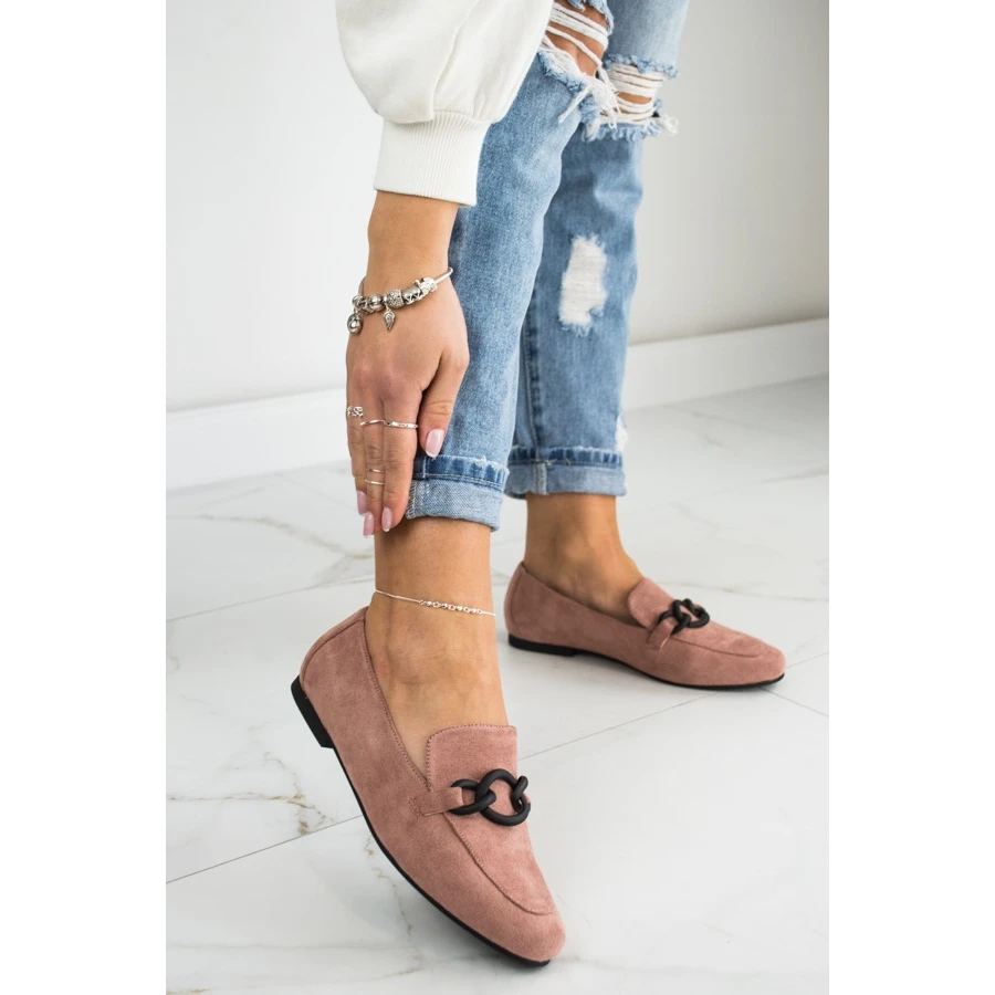 Chaussures Lordsy Avec Une Chaîne Rose Sale Laura La.Fi – Image 8
