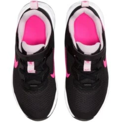 Chaussures Nike Revolution 6 Jr. DD1095 007 Le Noir Rose