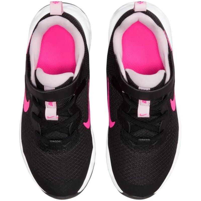 Chaussures Nike Revolution 6 Jr. DD1095 007 Le Noir Rose