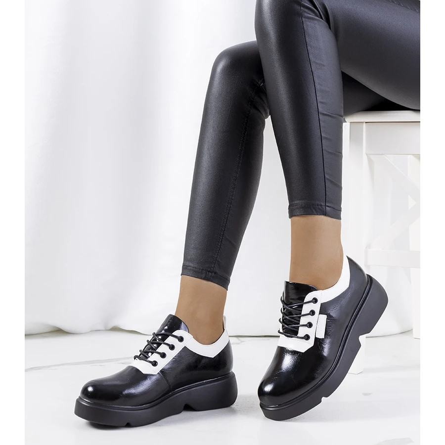 Chaussures Parram Noires Blanche Le Noir – Image 2