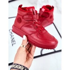Chaussures Pour Enfants Baskets Big Star Warm Red GG374042 Rouge
