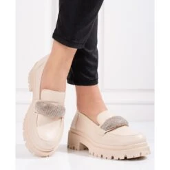 Chaussures Pour Femmes En Cuir écologique Shelovet Beige