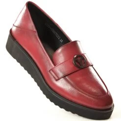 Chaussures Pour Femmes Rouges Sur La Plate-forme Vinceza 10857