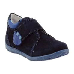 Chaussures Pour Garçons Avec Velcro Ren But 1476 Bleu Marin Bleu