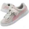 Chaussures Puma Suede Heart Circles Jr 370569 01 Rose Gris