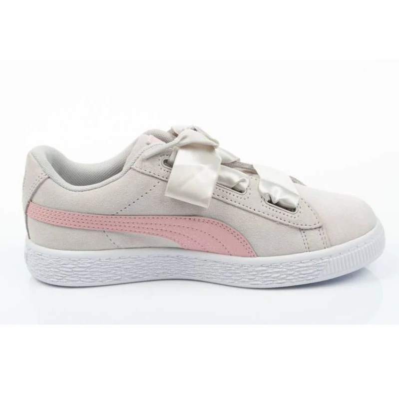 Chaussures Puma Suede Heart Circles Jr 370569 01 Rose Gris – Image 3