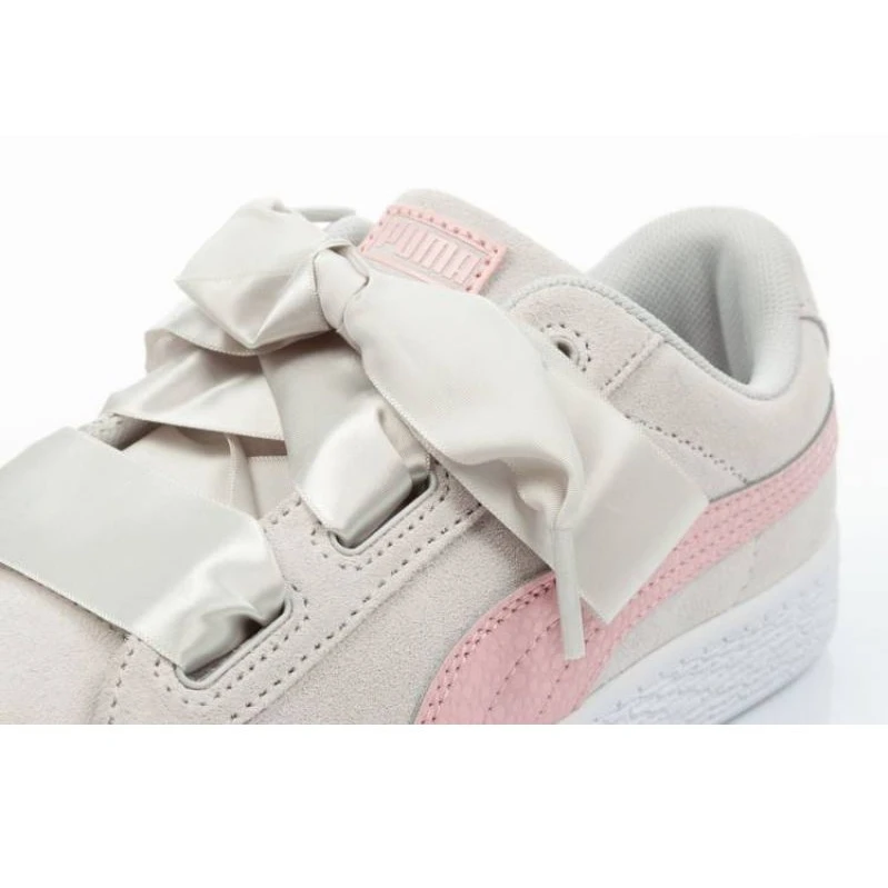 Chaussures Puma Suede Heart Circles Jr 370569 01 Rose Gris – Image 5