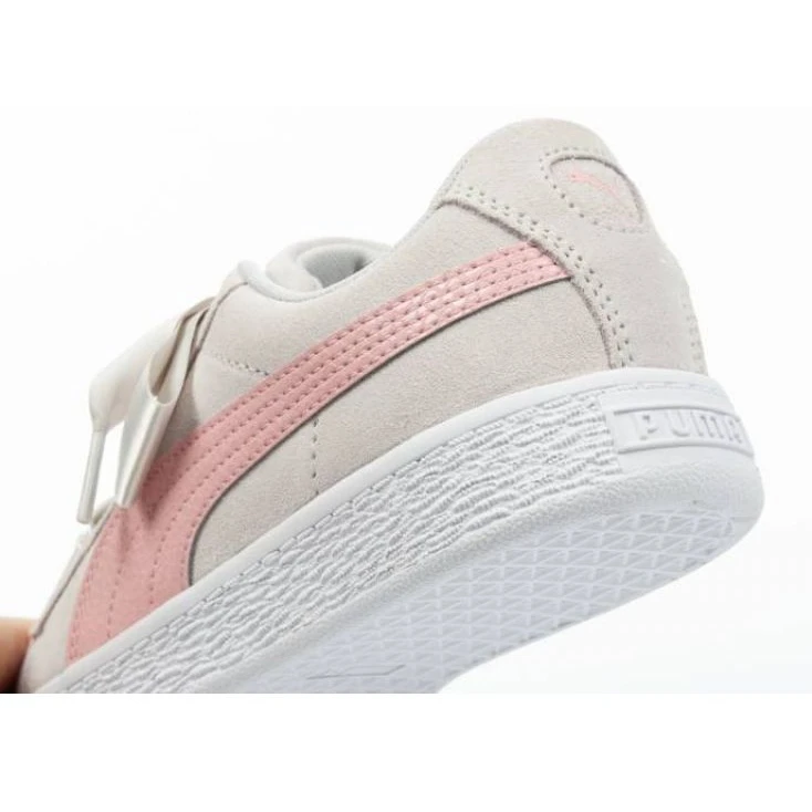 Chaussures Puma Suede Heart Circles Jr 370569 01 Rose Gris – Image 6