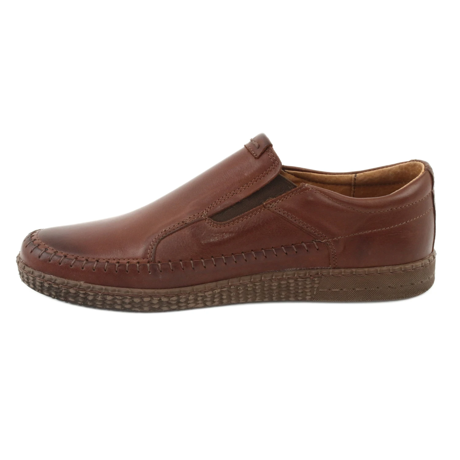 Chaussures Sans Lacets Pour Hommes Riko 913 Marron Brun – Image 2