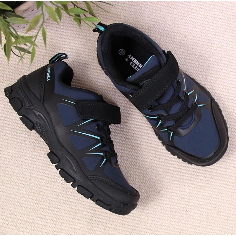 Chaussures Trekking à Scratch American Club Jr AM902B Bleu Marine – Image 3