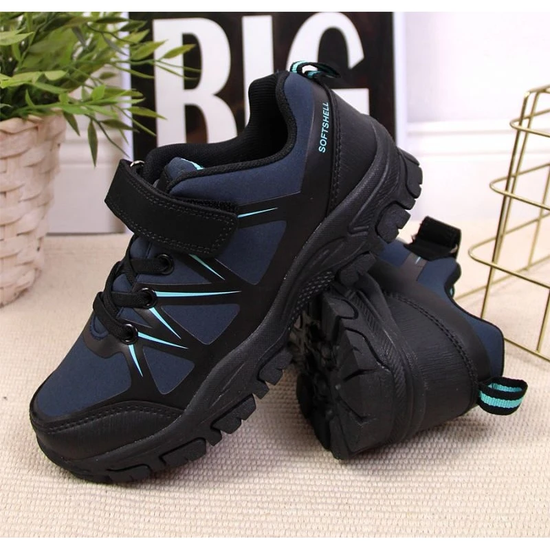 Chaussures Trekking à Scratch American Club Jr AM902B Bleu Marine – Image 5