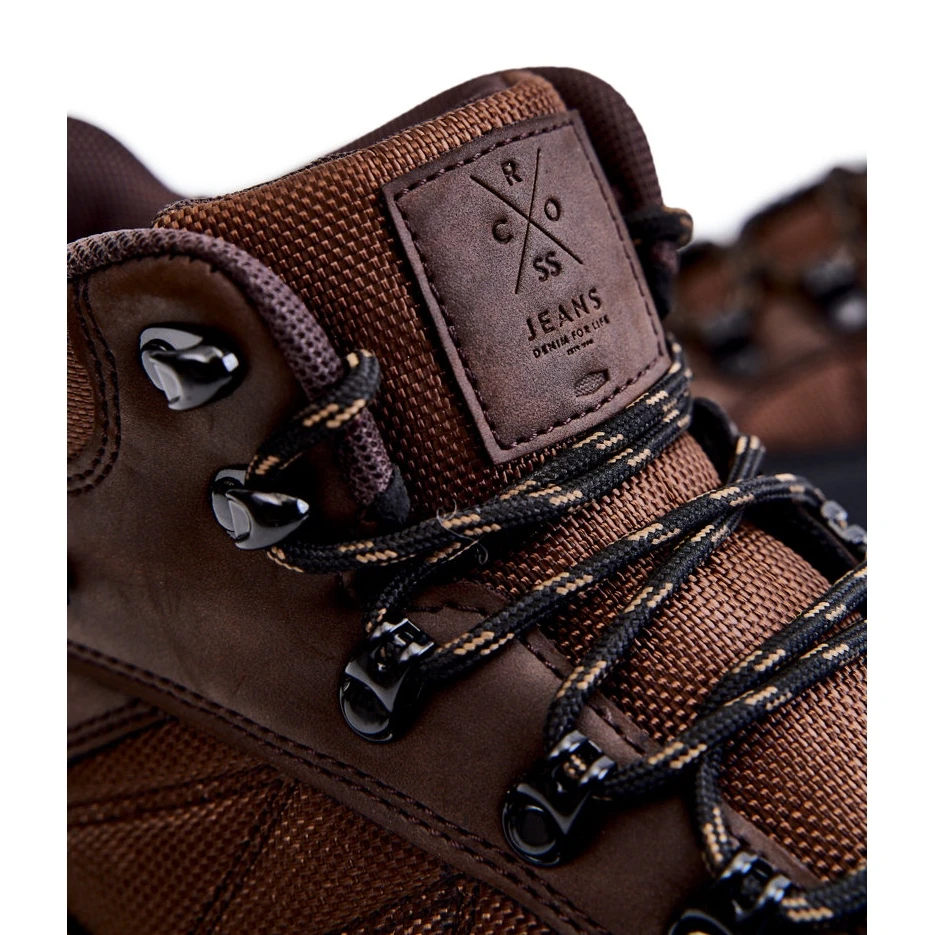 Chaussures Trekking Chaudes Homme Cross Jeans KK1R4019C Marron Foncé Brun – Image 6