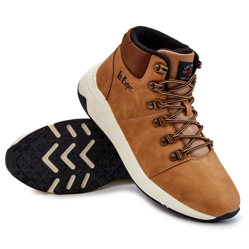 Chaussures Trekking Chaudes Homme Lee Cooper LCJ-22-31-1452 Camel Brun – Image 6