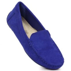 Chaussures Vinceza Mocassins En Daim W EVE259E Bleu