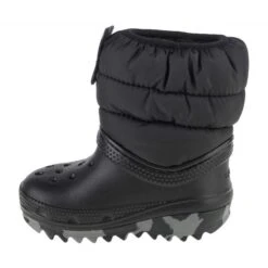 Crocs Classic Neo Puff Boot Enfant Jr 207683-001 Le Noir