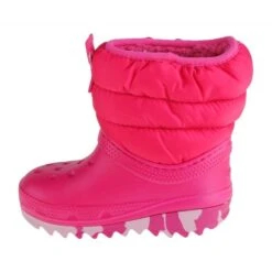 Crocs Classic Neo Puff Boot Enfant Jr 207683-6X0 Rose