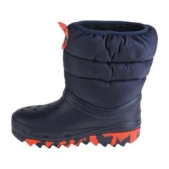 Crocs Classic Neo Puff Boot Jr 207684-410 Bleu Marin