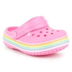 Crocs Crocband Rainbow Glitter Clg K 206151-669 Rose