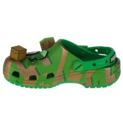 Crocs Elevated Minecraft Sabot Classique Jr. 208473-90H Vert