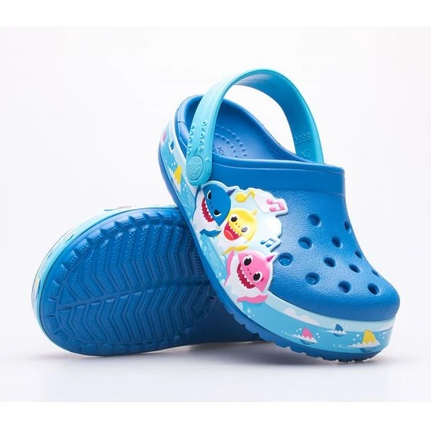 Crocs Fl Babyshark Band Sabot T Jr 207066-4JL Bleu – Image 8